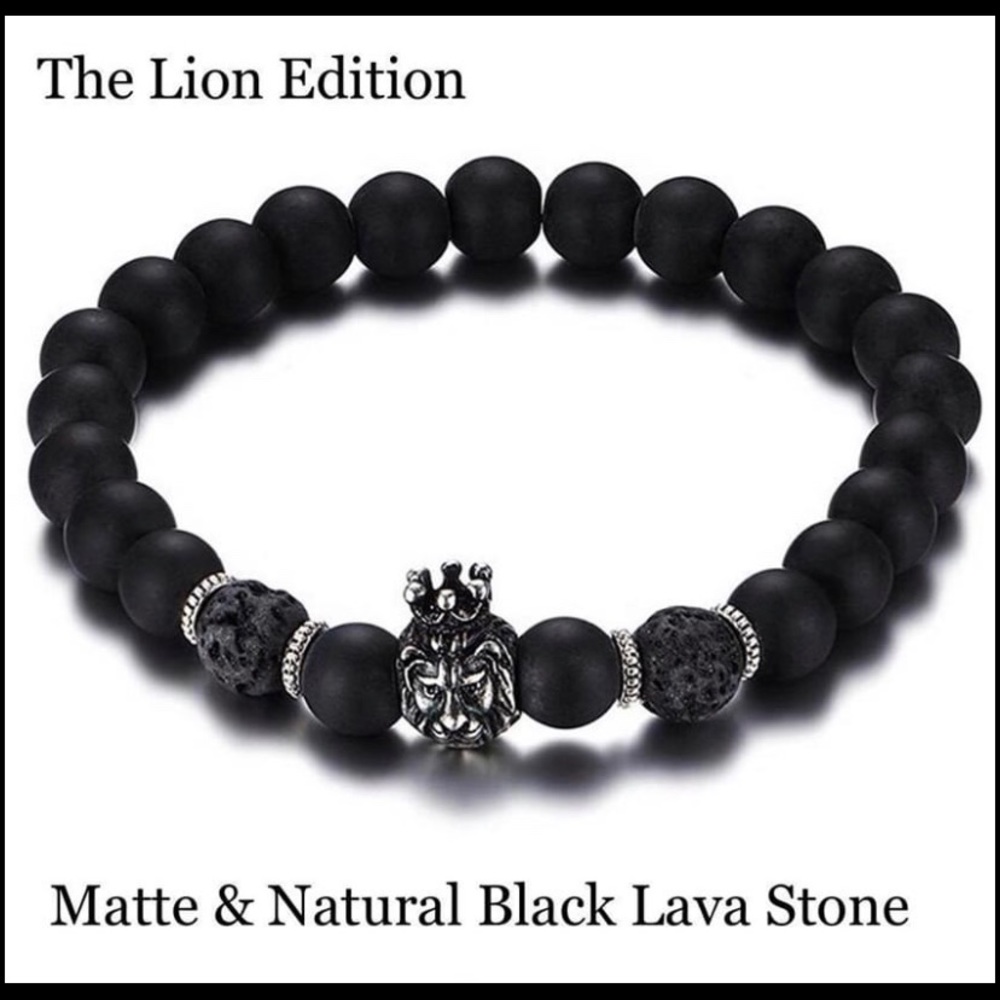 Luxury Fashion Lava Stone Beads Bracelet